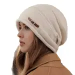 2d20aaa4-8bff-4c84-9467-932dfe3052af.webp Warm Breathable Knit Wool Beanie for Women, Striped