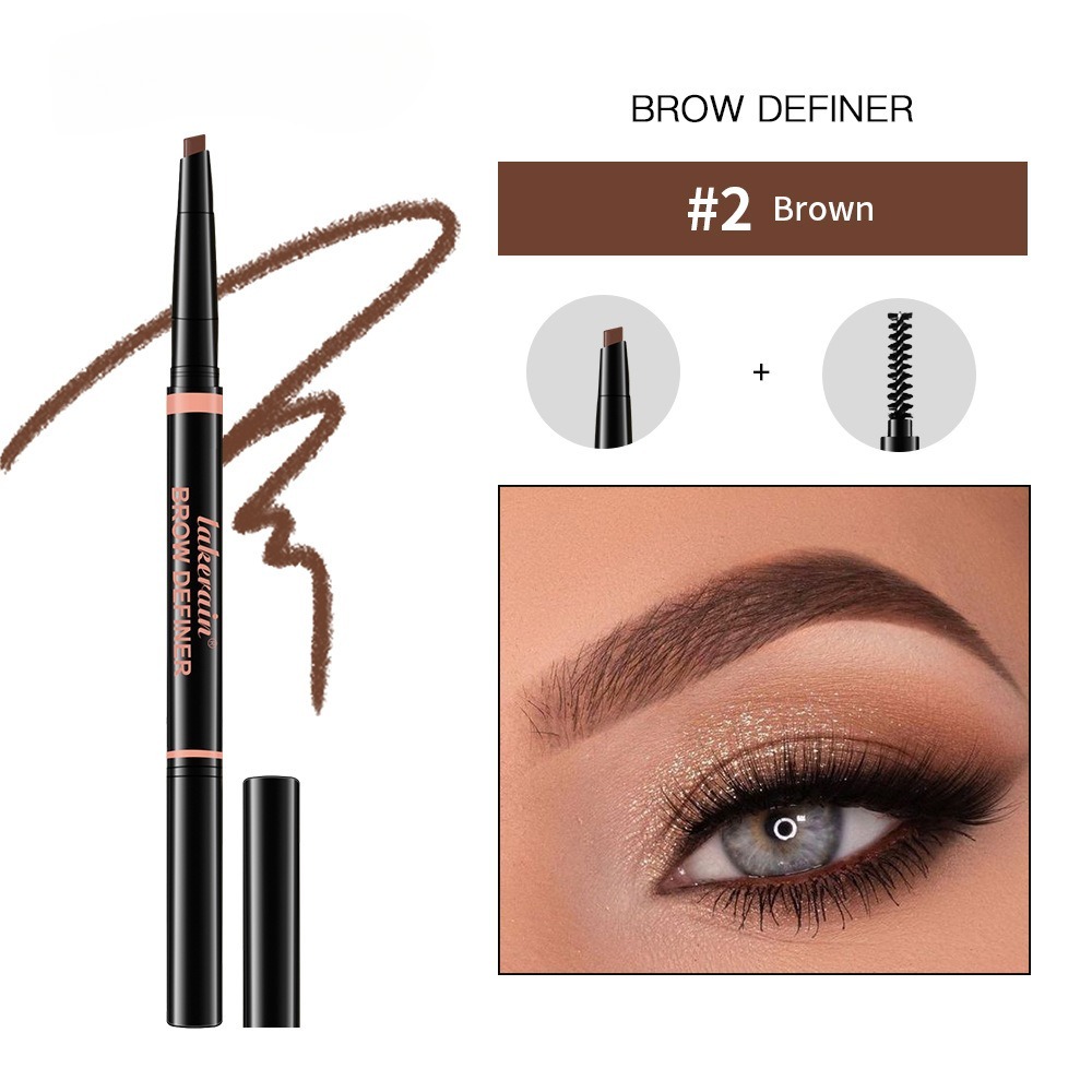 Waterproof Sweat-Proof Eyebrow Pencil with 3 D Carving Line Waterproof Sweat-Proof Eyebrow Pencil with 3 D Carving Line