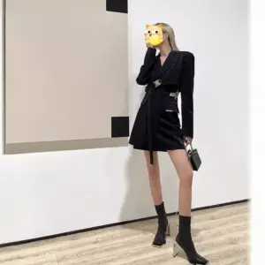 Women's Asymmetric Shoulder Fashion Blazer