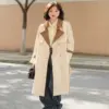 Retro Petite Below-the-knee British-style Drapey Midi Coat Retro Petite Below-the-knee British-style Drapey Midi Coat