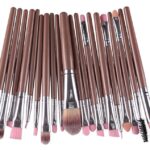 Soft Corrugated Nylon Wool Makeup Brush Set, 16 cm Handles