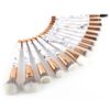 Smooth Full-Face & Eye Marble Makeup Brush Set (11-Piece)