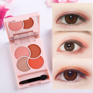Reduces Dark Circle Look Girly Four-Color Eyeshadow Palette