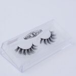 Long Tail Faux Mink Eye Lashes with 3 D Hair & Cotton Stem