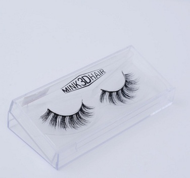 Long Tail Faux Mink Eye Lashes with 3 D Hair & Cotton Stem