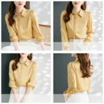 3444f05f-616c-4e3a-b85b-6f20e6aed2ef.webp Beaded Lapel Long Sleeve Cardigan Shirt with Regular Fit