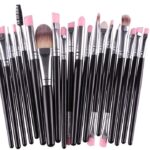 Soft Corrugated Nylon Wool Makeup Brush Set, 16 cm Handles