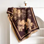 Warmth-Keeping Faux Cashmere Neck Warmer Shawl, 185 x65 cm