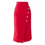 Bodycon Korean-Style Professional Skirt - Mid-Length