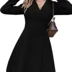 Tailored Slim Fit Double-Breasted Long Sleeve Trench Coat