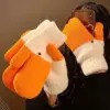 Funny Swan Knitted Wool Gloves for Winter Mittens