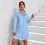 3681240e-54da-4fa0-b4c9-fd8cf303f4dc.webp Light Blue Cotton Denim Shirt Jacket with Frayed Edge