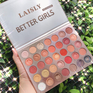 Versatile 35-Color Eyeshadow Palette with 10 Matte & Pearly Shades