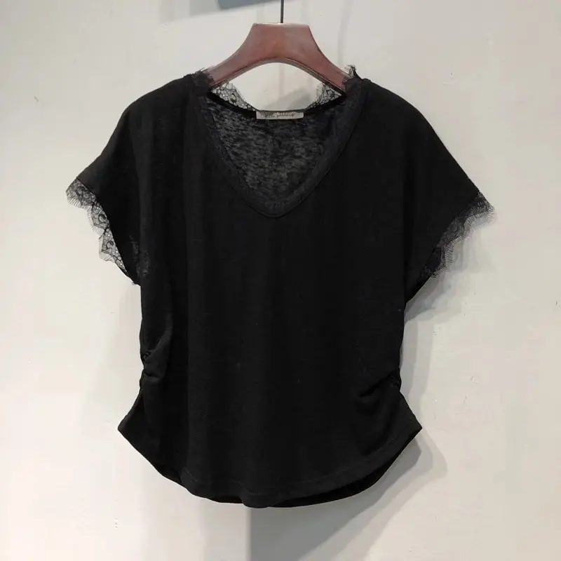 Summer Loose Slimming Korean-Style Base Shirt