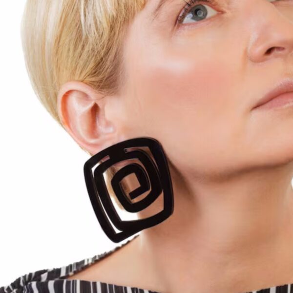 Personality Punk Exaggerated Geometric Instagram-Style Earrings
