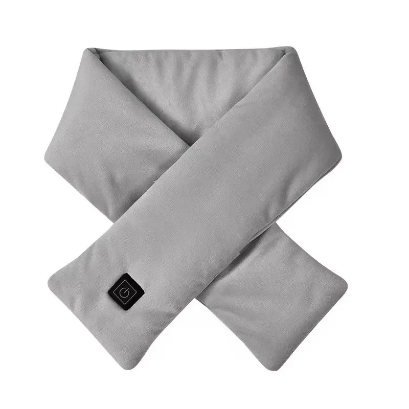 USB-Heated Smart Power Bank Scarf with 3 Heat Settings