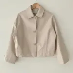 Matte Black Retro Leather Jacket with Loose Fit for Everyday