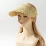 38ec6b33-a206-401d-bbbe-32ef3c4cb546.webp Summer And Spring Women's Wide-brimmed Sun-protective Casual Straw Hat Suitable For Outdoor Travel, Mountain Climbing And Daily Commuting