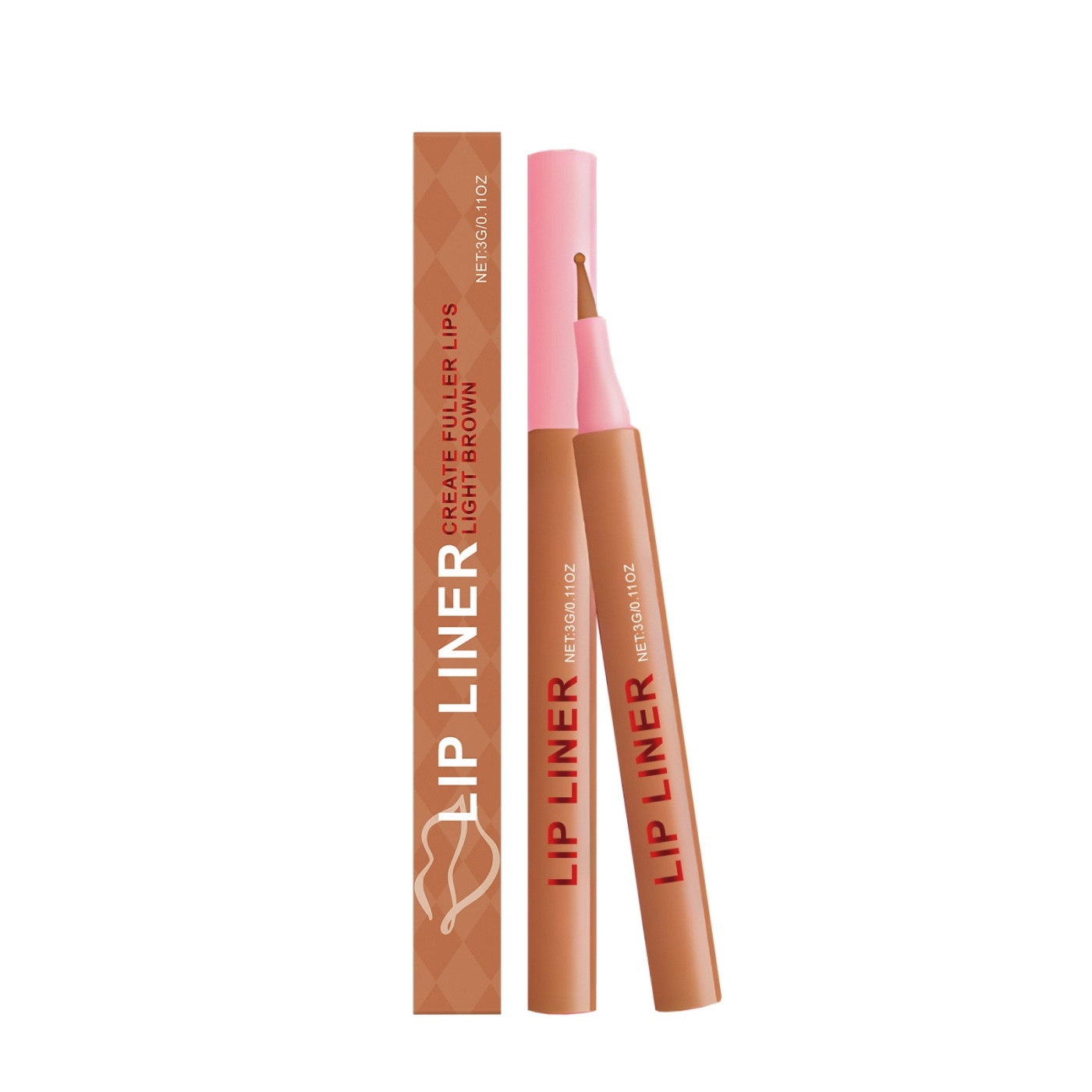 Waterproof Lip Liner Pen with Long-Lasting Wear