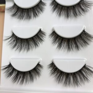 Thicker 3 D Black False Eyelashes with Imported Fiber - Lashes
