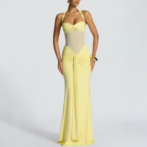 Personalized Hip Bag Dress with High-Waist Skirt