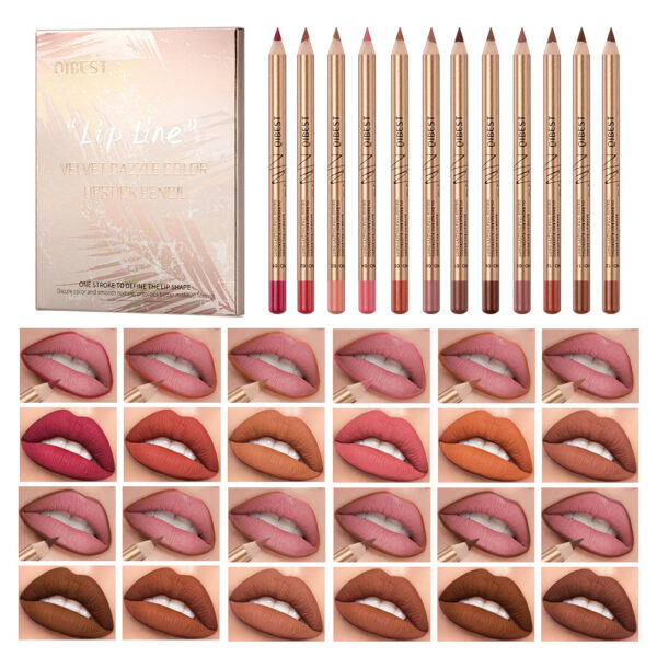 Colorful Non-smudgeable Long-lasting Non-stick Lip Liner Set Colorful Non-smudgeable Long-lasting Non-stick Lip Liner Set