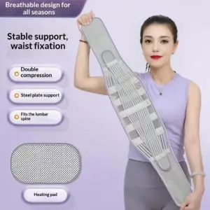 Breathable Lightweight Sports Waist Support Belt for All Seasons
