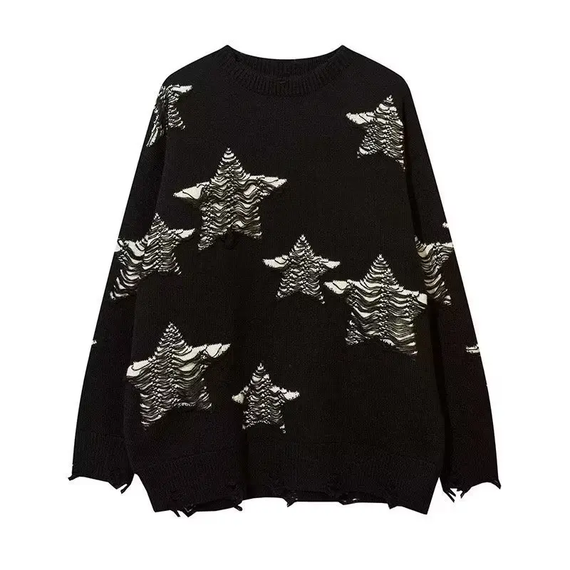 Fake Two-Piece Retro Preppy Style Knitted Sweater Fake Two-Piece Retro Preppy Style Knitted Sweater