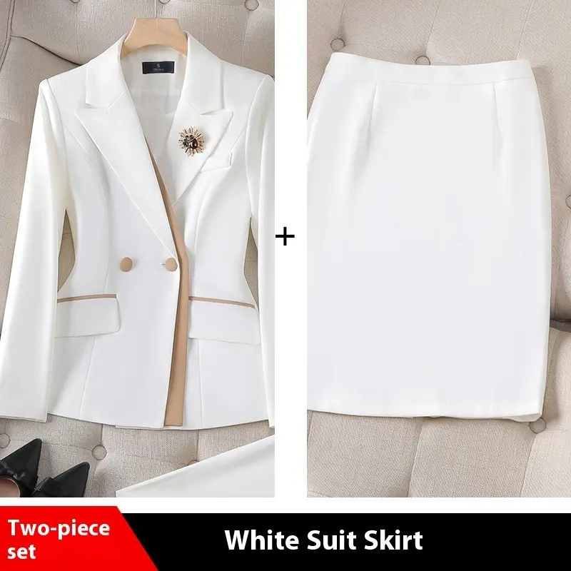 Niche Temperament White Collar For Business Enterprises Suit Women Niche Temperament White Collar For Business Enterprises Suit Women