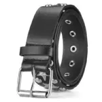 3c615a9c-b132-4c45-925c-c53f33b10889.webp Statement Star Rivet Pin Buckle Wide Punk Belt (Black)
