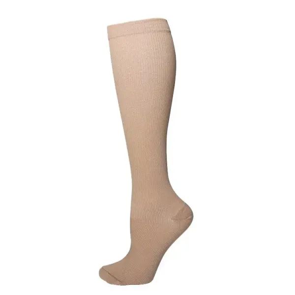 Solid-color Athletic Compression Socks Womens Long Compression Stockings