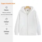 Corduroy Hooded Pullover With Hood Mens And Womens Workwear