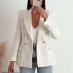 3de554b0-daeb-424b-bb13-c6030ba712d2.webp Tailored Urban Casual Textured Double Breasted Blazer