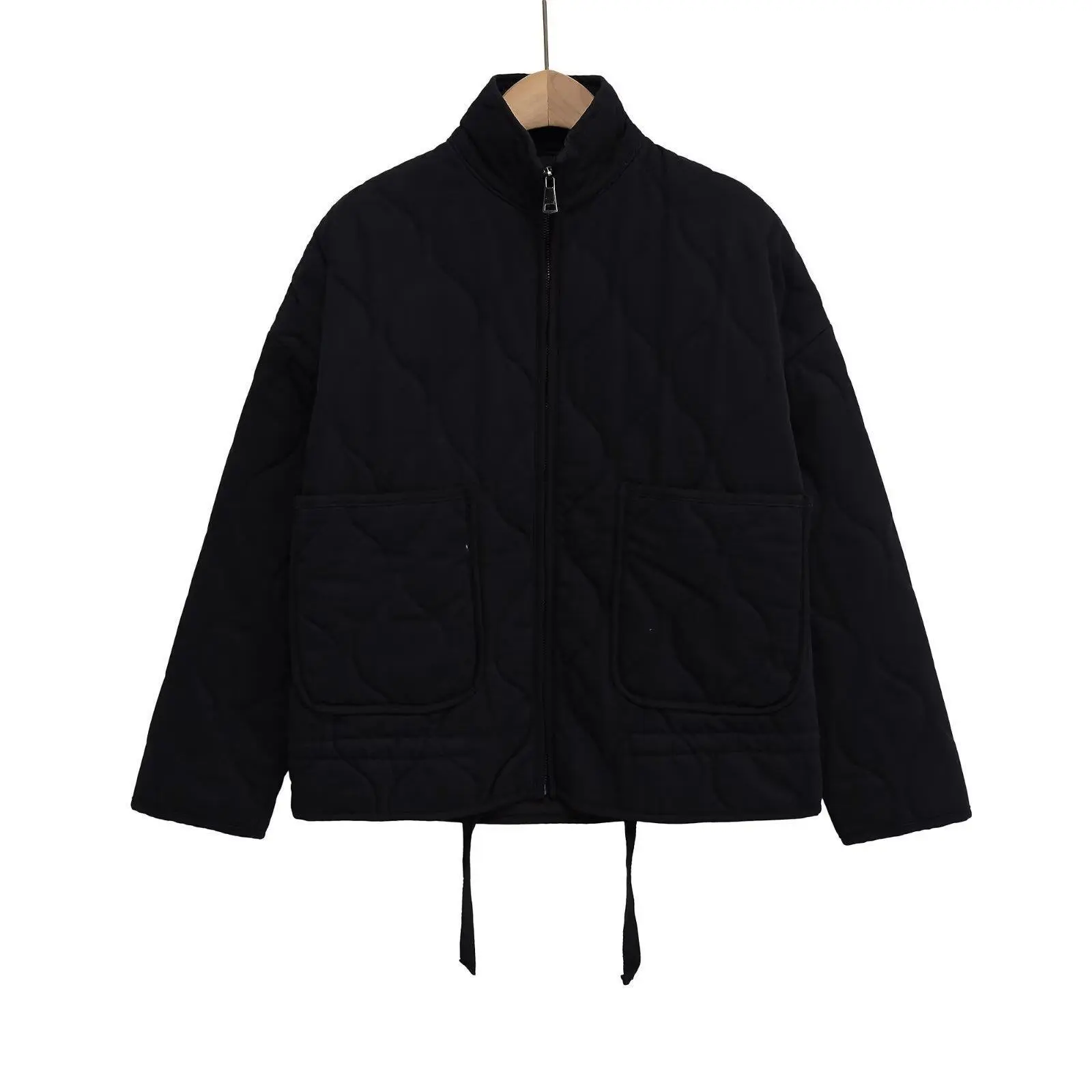 Warm Women’s Cotton Coat for Fall/Winter with Pockets