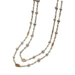 Retro Multi-layer Pearls Necklace Fashion Long Sweater Chain Versatile Accessories For Women