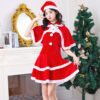 Christmas Bunny Maid Costume for Women, Cotton Hat & Shawl Christmas Bunny Maid Costume for Women, Cotton Hat & Shawl