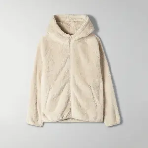 Warmth-Ready Women’s Fleece Zip-Up Hooded Blazer Jacket