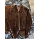 Women’s Brown Long Sleeve Maillard Jacket for Autumn