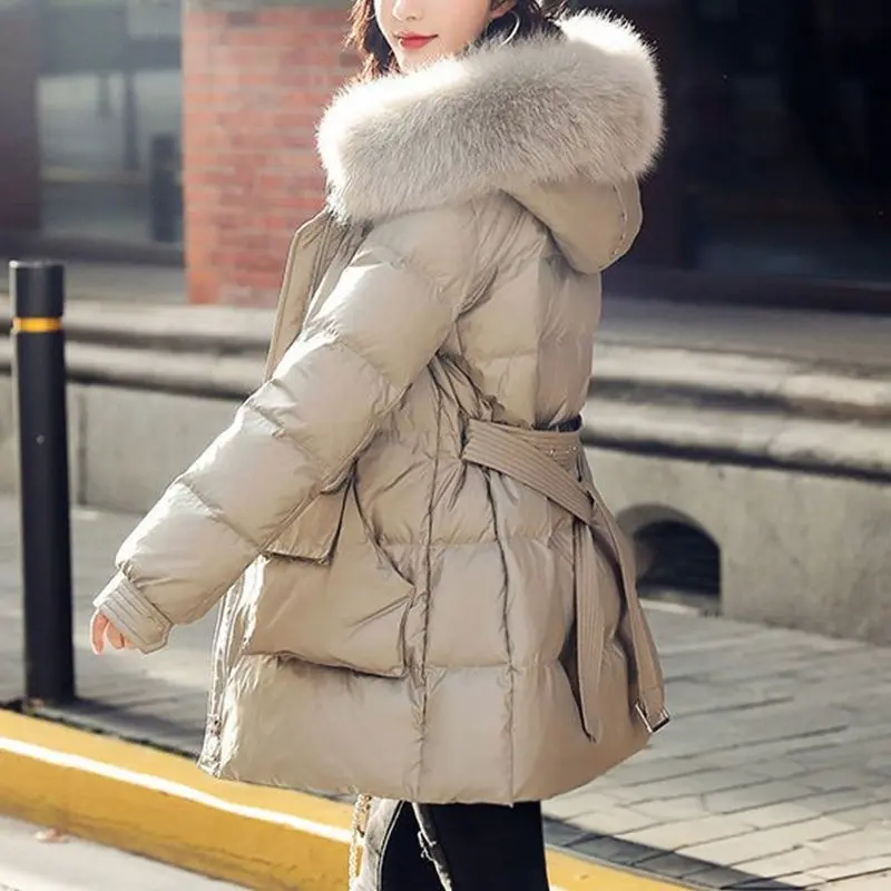 Warmth-Boosting Padded Down Jacket for Women, Slim Fit Warmth-Boosting Padded Down Jacket for Women, Slim Fit