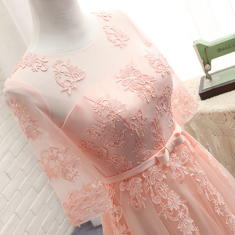 Wedding Mid-Length Banquet Dress for Polyester Comfort Wedding Mid-Length Banquet Dress for Polyester Comfort