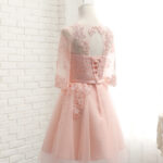 4108635050_1097994731.jpg Wedding Mid-Length Banquet Dress for Polyester Comfort