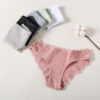 Striped cotton lace panties Striped cotton lace panties