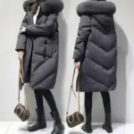 Warm Cotton-Padded Winter Coat for Curvy Women, M-6 XL