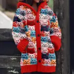 4193f0e2-d487-4730-a168-bdbdf8fe3b6c.webp Womens 3 D Christmas Print Cape Jacket with Regular Fit