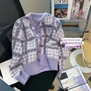 Warm Thickened Loose Cardigan Coat for Autumn Winter