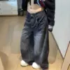 High-Waist Relaxed Fit Distressed Denim Jeans for Women High-Waist Relaxed Fit Distressed Denim Jeans for Women