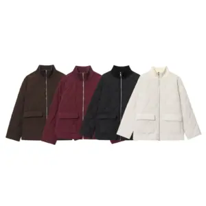 Loose, Oversized Quilted Lightweight Cotton-padded Jacket