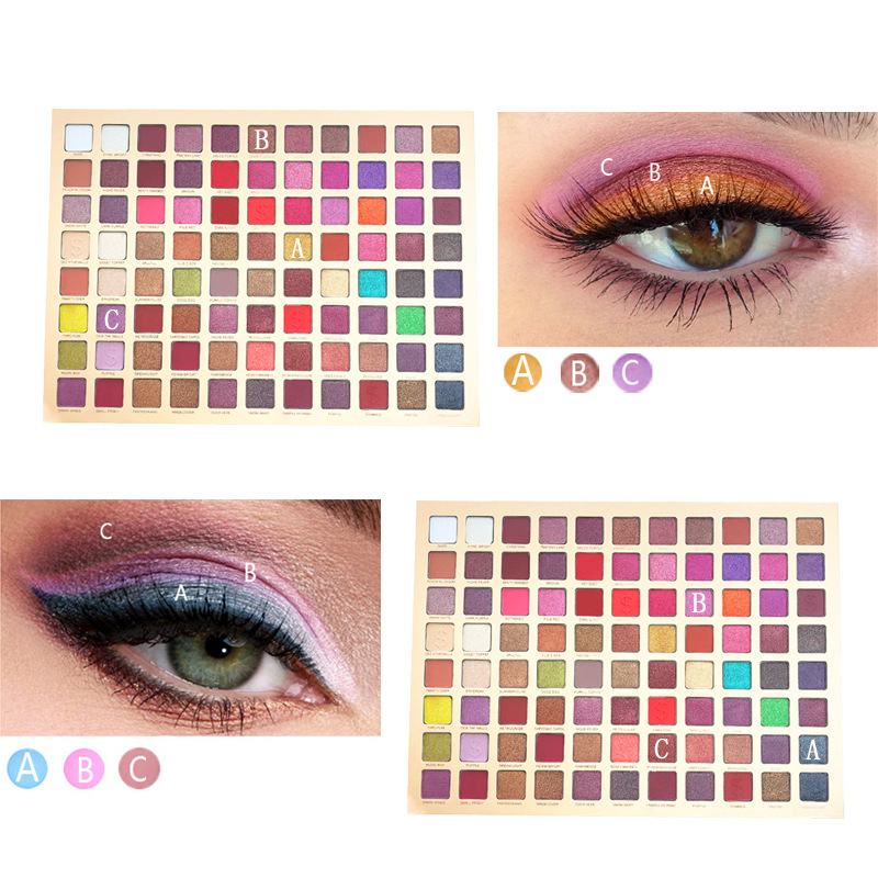 Blendable 88-Color Eyeshadow Palette with Warm Pearly Matte Tones Blendable 88-Color Eyeshadow Palette with Warm Pearly Matte Tones