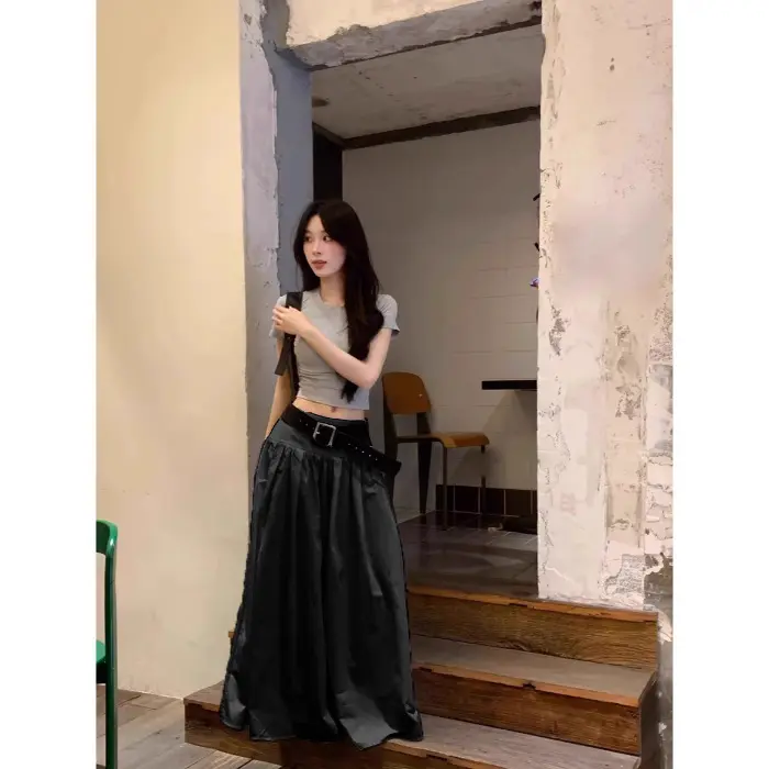 Women's Korean-style Summer High-waisted Casual Skirt