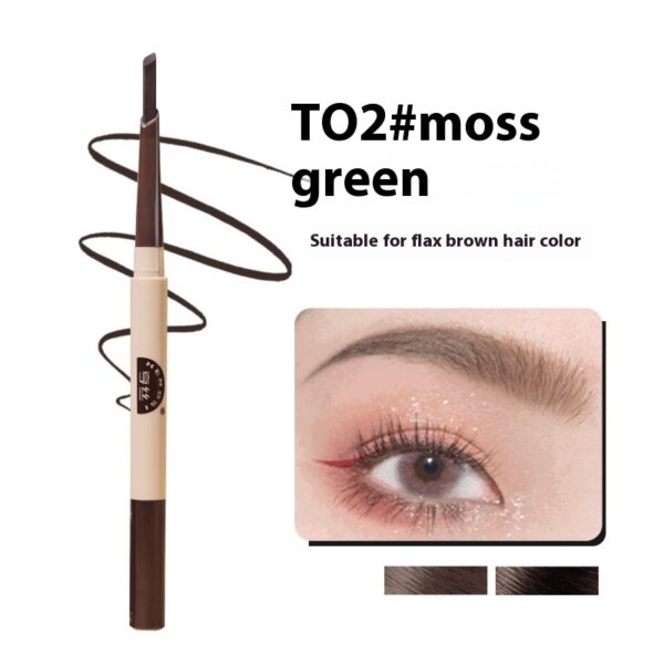 Waterproof Sweatproof Micro-Thin Eyebrow Pencil, Double-Ended